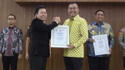 Kolaborasi Ciptakan Keamanan, Lemkapi Beri Penghargaan ke Forkopimda Maros