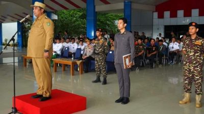 Bupati Maros Dan Ketua Dpd Knpi Maros Hadiri Deklarasi Penolakan Paham Radikalisme yang Digelar Pemkab Maros