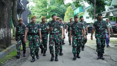Kunjungi Yonarhanud 4/AAY, Pangdam XIV/Hasanuddin Cek Kondisi Satuan