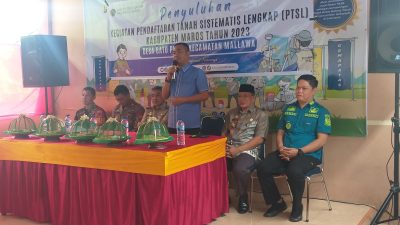 Program PTSL 2023, Ketua DPRD Maros Beri Apresiasi Kepada Kepala Kantor BPN Maros