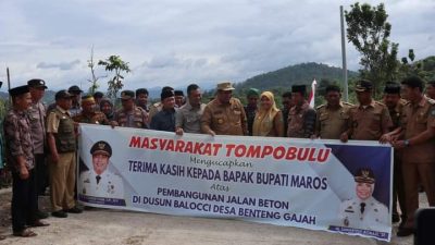 Hadiri Musrenbang di Tompobulu, Bupati Maros Dapat Surprise dari Warga