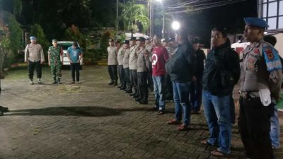 Harkamtibmas, Patroli Gabungan Polsek Lau Bersama Koramil 01