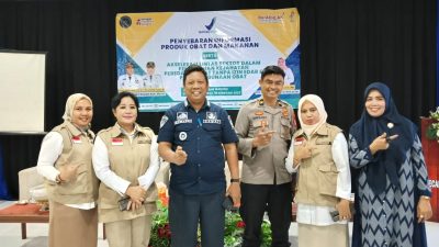 Titik Perdana Kegiatan Informasi Produk Obat Dan Makanan BPOM Di Makassar