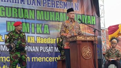 Prof. KH. Haedar Nashir Resmikan Gedung Perguruan Muhammadiyah Mimika