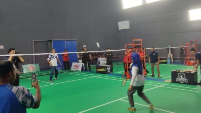 594 Atlet Bulutangkis Di Sulsel Bertanding di Maniac Cup 2023