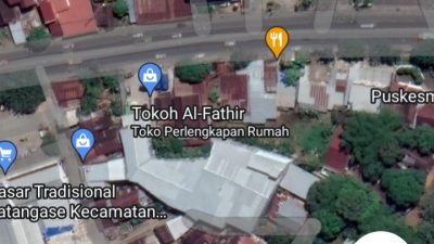 Penampakan Toko Al Fatihir Dari Google Maps, Terbakar Hampir 24 Jam