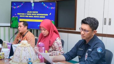 Jelang Refleksi Pembangunan Daerah Selama Dua Tahun Masa Kepemimpinan Bupati dan Wakil Bupati Maros, Wabup Hj. Suhartina Bohari, SE Pimpin Rapat Koordinasi Terkait Rencana Pelaksanaan Jalan Santai