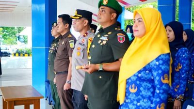 Wakil Bupati Maros Hj. Suhartina Bohari, SE Bersama Unsur Forkopimda Lainnya Beserta Jajaran ASN Lingkup Pemkab Maros Ikuti Upacara Hari Kesadaran Nasional