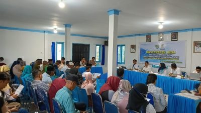 Desa Temmappaduae Gelar Musdes Pembahasan Dan Penetapan DTKS