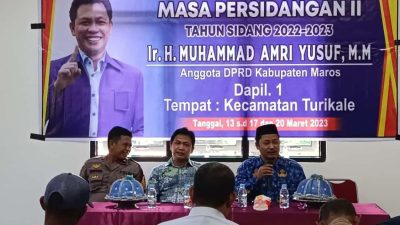 Amri Yusuf Reses di Pettuadae, Warga Minta Perbaikan Drainase Untuk Penanganan Banjir