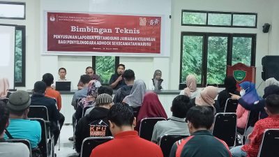 PPK Marusu Gelar Bimtek Pengelolaan Dana Pemilu