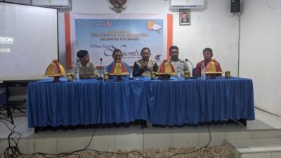 Ketua KNPI Maros Diskusi Soal Pariwisata Dengan Poltekpar Bandung di Desa Nisombalia