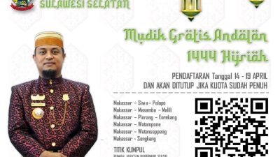 Andi Sudirman Bantu Warga Sulsel Pulang Kampung Melalui Mudik Gratis Andalan