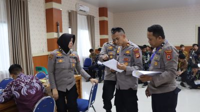 Tim Asistensi Rikmin Awal Casis Polri TA.2023 Polda Sulsel Kunjungi Polres Maros
