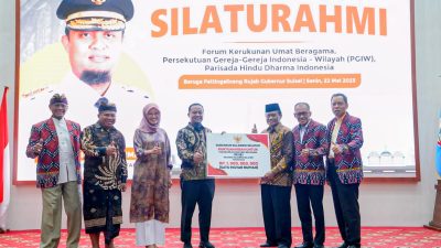 Andi Sudirman Sulaiman Serahkan Hibah 1 Miliar ke Forum Kerukunan Umat Beragama Sulsel