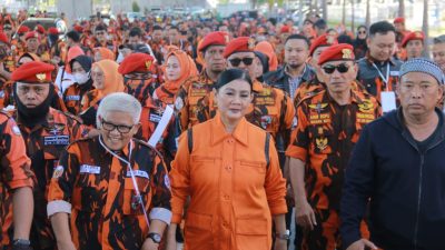 Daftar Jadi Peserta DPD RI di KPU, Diza Rasyid Ali Diantar Kader PP