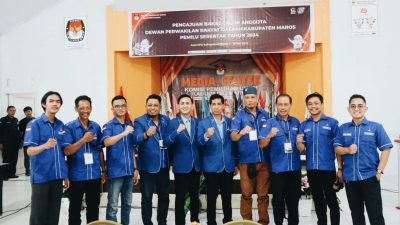 Target Tinggi Demokrat Maros Dalam Memenangkan Pileg 2024