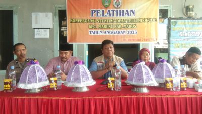 Pemdes Tellumpoccoe Gelar Pelatihan Konvergensi Stunting