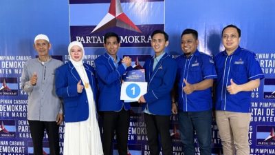 Tokoh Pengusaha Moncongloe Nyaleg Dengan Nomor Urut 1 di Demokrat