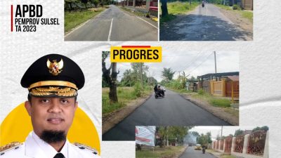 Gubernur Sulsel Lanjutkan Penanganan Ruas Jalan Boro-Jeneponto
