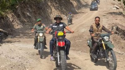 Jalan di Gattareng Selesai Dirintis, Patarai Amir; Semoga Tidak Ada Lagi Orang Sakit yang di Tandu Naik Turun Gunung
