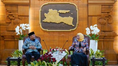 Perkuat Kerjasama, Andi Sudirman Temui Gubernur Jatim