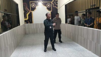 Polres Maros Lakukan Pengecekan Rutan