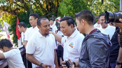 Hadir di Makassar, Prabowo Puji Program Prioritas Andi Sudirman