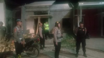 Jaga Kamtibmas, Personil Gabungan di Maros Periksa Bangunan Kosong