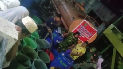 Pastikan Ketersediaan Air Bersih Warga, BPBD Maros Kerahkan Armada Tangki