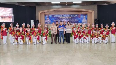 Meriahkan HUT Lalulintas ke 68, Polres Maros Gelar Lomba Polisi Cilik