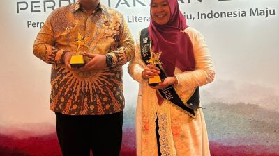 Kabupaten Maros Raih Penghargaan Di puncak Gemilang Perpustakaan Nasional 2023
