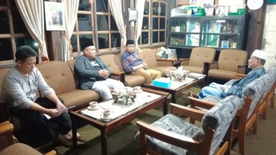 Dukungan Terus Mengalir ; Nurhasan Kunjungi Pimpinan Pompes DDI Mangkoso