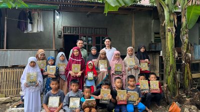 Sambangi Anak Ngaji, Muh Rizki Pawawo bersama Ketua Perindo Maros Blusukan ke Rumah Tahfidz Al-Qur’an