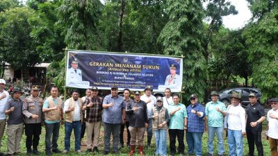 Pemprov Sulsel dan Pemkab Maros Kolaborasi Tanam Sukun di Kawasan Pengembangan Peternakan Pucak