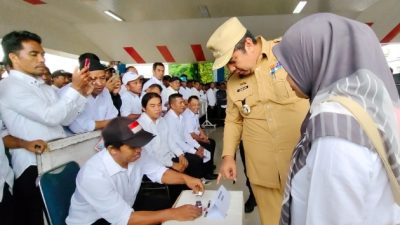 Pastikan Kesiapan Petugas Pelaksanaan Pemilu, Pemkab Maros Gelar Apel Siaga