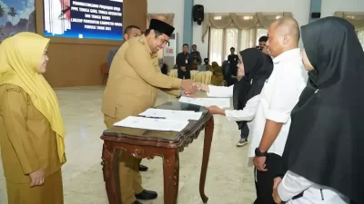 528 PPPK Maros Teken Kontrak Kerja, Bupati Maros Ingatkan Layani Masyarakat dengan Hati dan Ikhlas