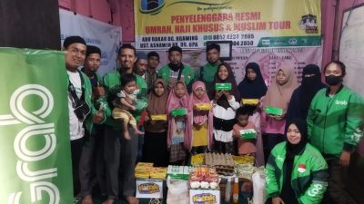 Komunitas Grab Maros adakan buka puasa bersama dan berbagi kepada Masyarakat