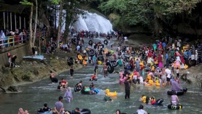 Selama Libur Lebaran, Jumlah Pengunjung TWA Bantimurung Capai 15.445 Orang