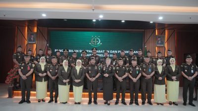 Kajati Sulsel Agus Salim Melantik Asbin Kejati Sulsel, Kajari Makassar, Kajari Luwu Timur dan Kajari Sidrap