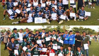 PORKAB Maros Tahun 2024, Bupati Maros Dan Wakil Bupati Tutup Secara Resmi Di Lapangan Sepakbola Kassikebo