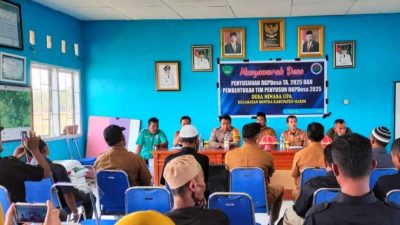 Musyarawah Desa Minasa Upa Terkait Penyusunan RKPDesa TA 2025 Dan Pembentukan Tim Penyusun