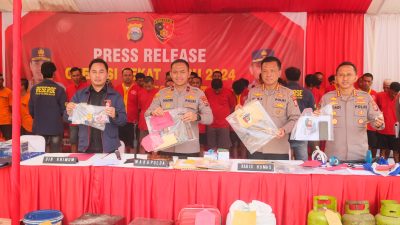 Polda Sulsel Tangkap 847 Orang selama Operasi Pekat Lipu 2024