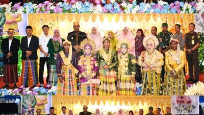 45 Pasangan Ikut Nikah Gratis Di MPP Maros