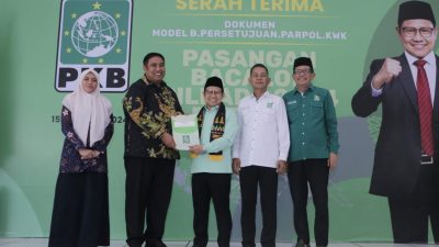 PKB Resmi Usung Pasangan Chaidir – Suhartina di Maros