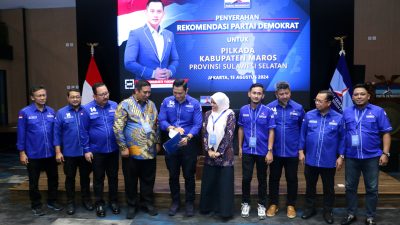 Chaidir – Suhartina Terima B1KWK dari Demokrat