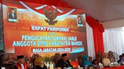 Pelantikan 35 Anggota DPRD Kab.Maros Berlangsung Khidmat Dan Meriah!
