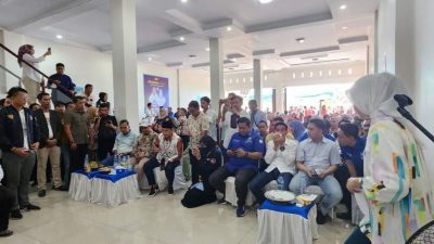 Ratusan Masyarakat Padati Posko Induk Andalan Hati Kab.Maros Yang Di Resmikan Langsung Oleh ASS