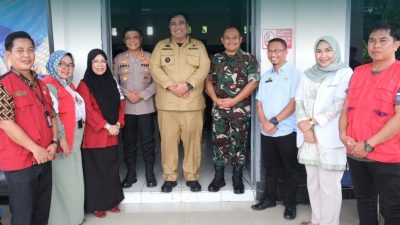 Bupati Maros Tinjau Posko Satgas Kesehatan Petugas Pemilu Kabupaten Maros Tahun 202