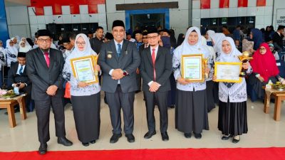 Hari Guru Nasional Dihadiri Langsung Bupati Maros Chaidir Syam